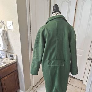 Green winter coat